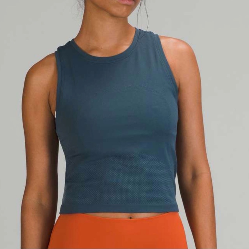 Lululemon Swiftly High Neck Cropped Tank